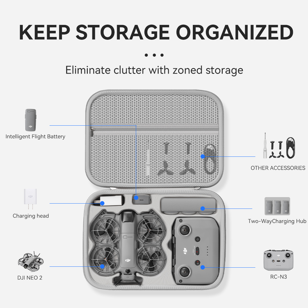 XFJI السفر المنظم حقيبة ل DJI  - مراجعة Rc Helicopter Bag وسعره