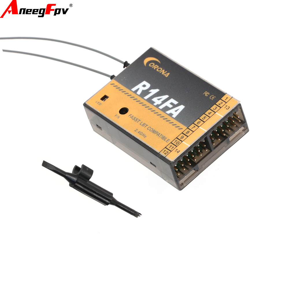 جهاز استقبال طراز Corona R14FA - مراجعة Rc Helicopter Remote Control وسعره